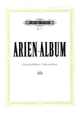 Dörffel / Soldan |  Aria Album for Contralto | Buch |  Sack Fachmedien