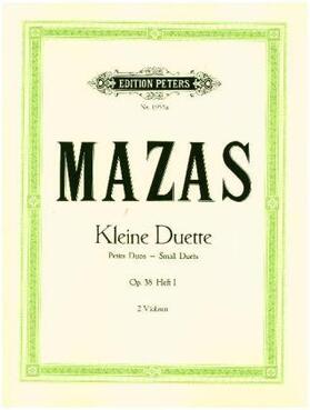 Mazas / Herrmann |  Kleine Duette op. 38 | Buch |  Sack Fachmedien
