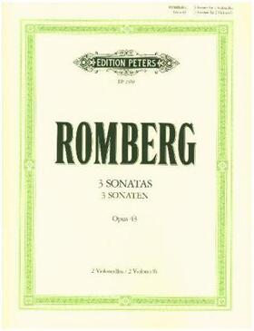 Romberg / Grützmacher |  Sonaten op. 43 Nr. 1-3 | Buch |  Sack Fachmedien