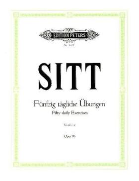 Sitt |  50 tägliche Übungen für Violine op. 98 | Buch |  Sack Fachmedien