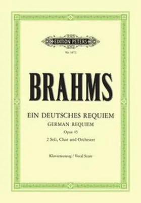 Brahms |  Ein deutsches Requiem op. 45 | Buch |  Sack Fachmedien