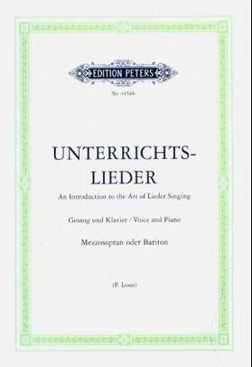 Losse |  Unterrichtslieder | Buch |  Sack Fachmedien