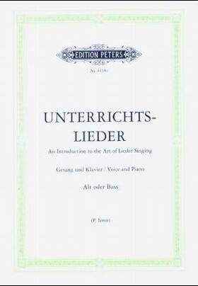 Losse |  Album of 60 Lieder from Bach to Reger, 'Unterrichts-Lieder' | Buch |  Sack Fachmedien