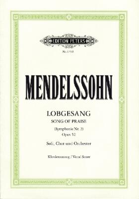 Mendelssohn Bartholdy / Cornelis |  Symphony Nr. 2 (Lobgesang) B-Dur op. 52 | Buch |  Sack Fachmedien