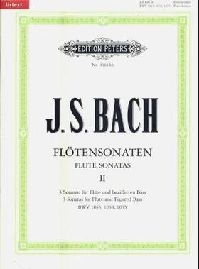 Bach / Hampe |  Sonaten für Flöte und bezifferten Bass BWV 1033 - 1035 / URTEXT | Buch |  Sack Fachmedien