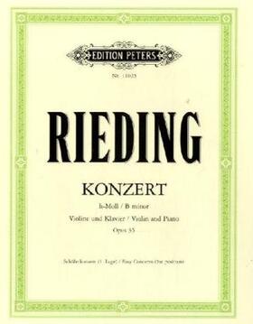 Rieding / Matz |  Konzert h-Moll op. 35 | Buch |  Sack Fachmedien