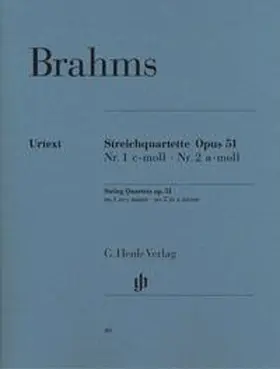 Reiser |  Johannes Brahms - Streichquartette op. 51 Nr. 1 c-moll und Nr. 2 a-moll | Buch |  Sack Fachmedien
