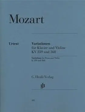 Mozart / Schmid |  Variationen für Klavier und Violine | Buch |  Sack Fachmedien