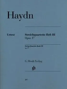  Joseph Haydn - Streichquartette Heft III op. 17 | Buch |  Sack Fachmedien