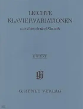 Lorenz |  Leichte Klaviervariationen aus Barock und Klassik | Buch |  Sack Fachmedien