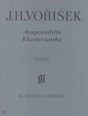  Jan Hugo Voríšek - Ausgewählte Klavierwerke | Buch |  Sack Fachmedien