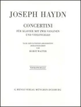  Joseph Haydn - Concertini für Klavier (Cembalo) mit zwei Violinen und Violoncello | Buch |  Sack Fachmedien