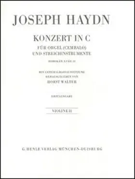 Walter |  Joseph Haydn - Orgelkonzert C-dur Hob. XVIII:10 (Erstausgabe) | Buch |  Sack Fachmedien