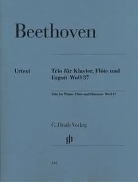 Beethoven / Klugmann |  Trio für Klavier, Flöte und Fagott WoO 37 | Buch |  Sack Fachmedien