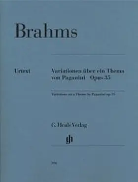  Johannes Brahms - Paganini-Variationen op. 35 | Buch |  Sack Fachmedien