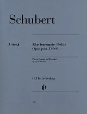  Franz Schubert - Klaviersonate B-dur op. post. D 960 | Buch |  Sack Fachmedien