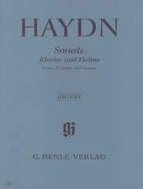 Haydn / Becker-Glauch |  Sonate für Klavier und Violine G-dur Hob. XV:32 | Buch |  Sack Fachmedien