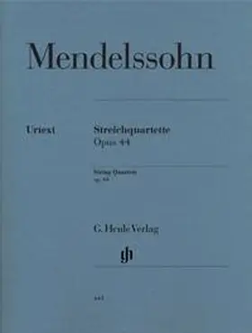 Herttrich |  Felix Mendelssohn Bartholdy - Streichquartette op. 44 | Buch |  Sack Fachmedien