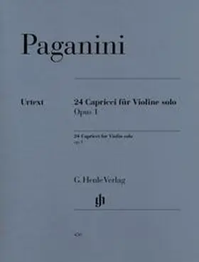Herttrich / Barbieri / Cantù |  Nicolò Paganini - 24 Capricci op. 1 | Buch |  Sack Fachmedien