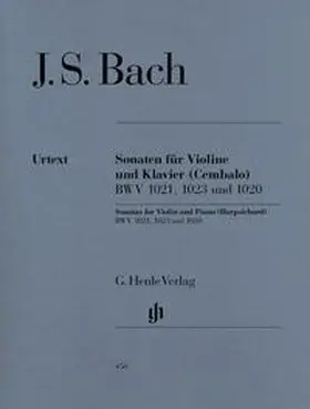  Johann Sebastian Bach - Violinsonaten BWV 1020, 1021, 1023 | Buch |  Sack Fachmedien