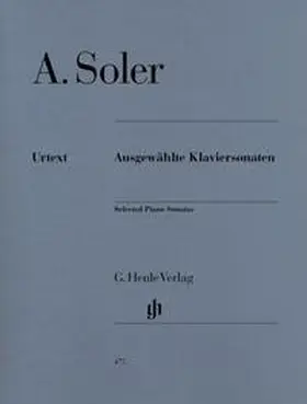 Marvin |  Antonio Soler - Ausgewählte Klaviersonaten | Buch |  Sack Fachmedien