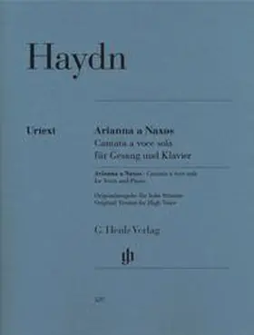 Haydn / Helms |  Arianna a Naxos, Cantata a voce sola für Gesang und Klavier Hob. XXVIb:2 | Buch |  Sack Fachmedien