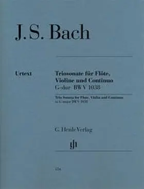 Bach / Wollny |  Triosonate für Flöte, Violine und Continuo G-dur BWV 1038 | Buch |  Sack Fachmedien