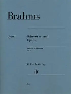 Eich |  Johannes Brahms - Scherzo es-moll op. 4 | Buch |  Sack Fachmedien