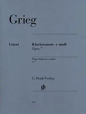 Grieg / Steen-Nøkleberg / Heinemann |  Grieg, Edvard - Klaviersonate e-moll op. 7 | Buch |  Sack Fachmedien
