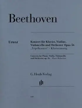  Ludwig van Beethoven - Konzert C-dur op. 56 für Klavier, Violine und Violoncello mit Begleitung des Orchesters (Tripelkonzert) | Buch |  Sack Fachmedien