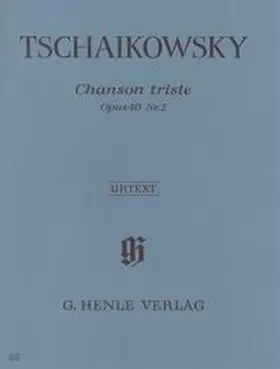 Korabelnikova / Vajdman |  Peter Iljitsch Tschaikowsky - Chanson triste op. 40 Nr. 2 | Buch |  Sack Fachmedien