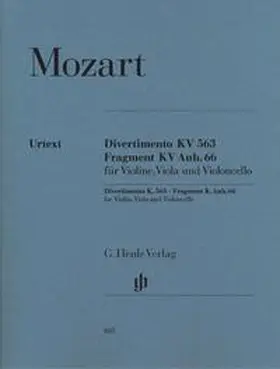 Mozart / Seiffert |  Streichtrio Es-dur KV 563 | Buch |  Sack Fachmedien