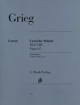 Heinemann / Steen-Nøkleberg |  Edvard Grieg - Lyrische Stücke Heft VIII, op. 65 | Buch |  Sack Fachmedien