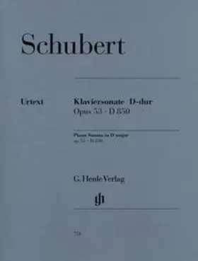 Mies |  Franz Schubert - Klaviersonate D-dur op. 53 D 850 | Buch |  Sack Fachmedien