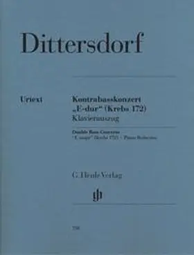 Glöckler |  Carl Ditters von Dittersdorf - Kontrabasskonzert „E-dur“ Krebs 172 | Buch |  Sack Fachmedien