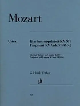Mozart / Wiese |  Mozart, Wolfgang Amadeus - Klarinettenquintett A-dur KV 581 und Fragment KV Anh. 91 (516c) | Buch |  Sack Fachmedien