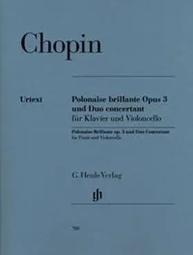  Frédéric Chopin - Polonaise brillante op. 3 und Duo Concertant für Klavier und Violoncello | Buch |  Sack Fachmedien
