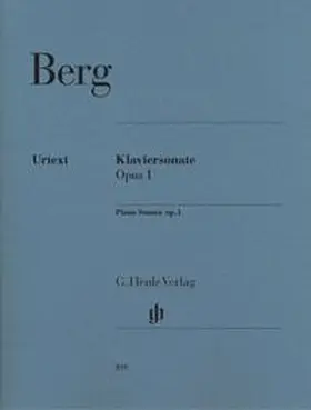Berg / Scheideler |  Berg, Alban - Klaviersonate op. 1 | Buch |  Sack Fachmedien