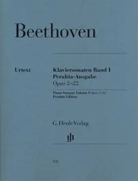 Perahia / Gertsch |  Ludwig van Beethoven - Klaviersonaten, Band I, op. 2-22, Perahia-Ausgabe | Buch |  Sack Fachmedien