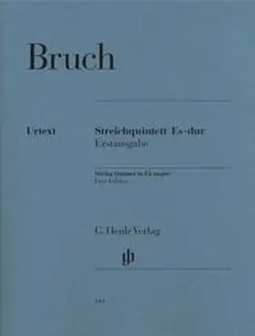  Max Bruch - Streichquintett Es-dur | Buch |  Sack Fachmedien