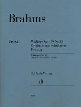Brahms / Eich |  Walzer op. 39 Nr. 15 | Buch |  Sack Fachmedien