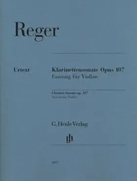 Kube |  Max Reger - Klarinettensonate op. 107 | Buch |  Sack Fachmedien