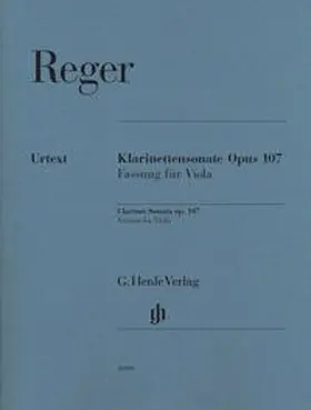 Kube |  Max Reger - Klarinettensonate op. 107 | Buch |  Sack Fachmedien