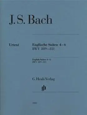Bach / Steglich |  Englische Suiten 4-6, BWV 809-811, Urtext | Buch |  Sack Fachmedien