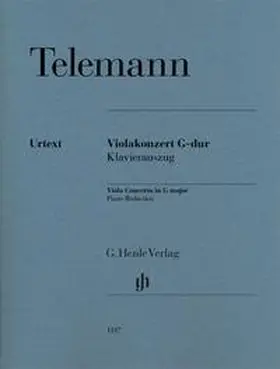 Telemann / Schmidt |  Viola Concerto G major | Buch |  Sack Fachmedien