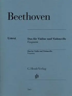 Beethoven / Levin |  Duo für Violine und Violoncello | Buch |  Sack Fachmedien
