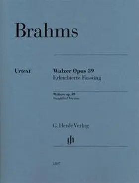 Eich |  Johannes Brahms - Walzer op. 39 – Erleichterte Fassung | Buch |  Sack Fachmedien