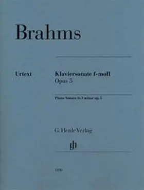  Johannes Brahms - Klaviersonate f-moll op. 5 | Buch |  Sack Fachmedien