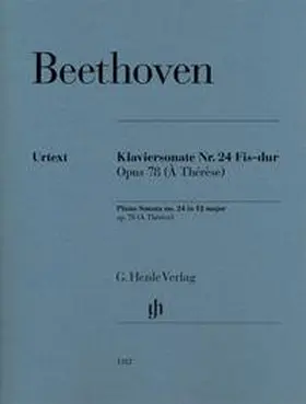  Ludwig van Beethoven - Klaviersonate Nr. 24 Fis-dur op. 78 (À Thérèse) | Buch |  Sack Fachmedien