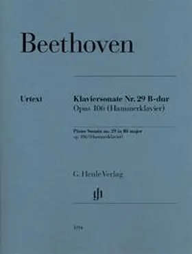 Beethoven / Wallner |  Piano Sonata no. 29 B flat major op. 106 (Hammerklavier) | Buch |  Sack Fachmedien
